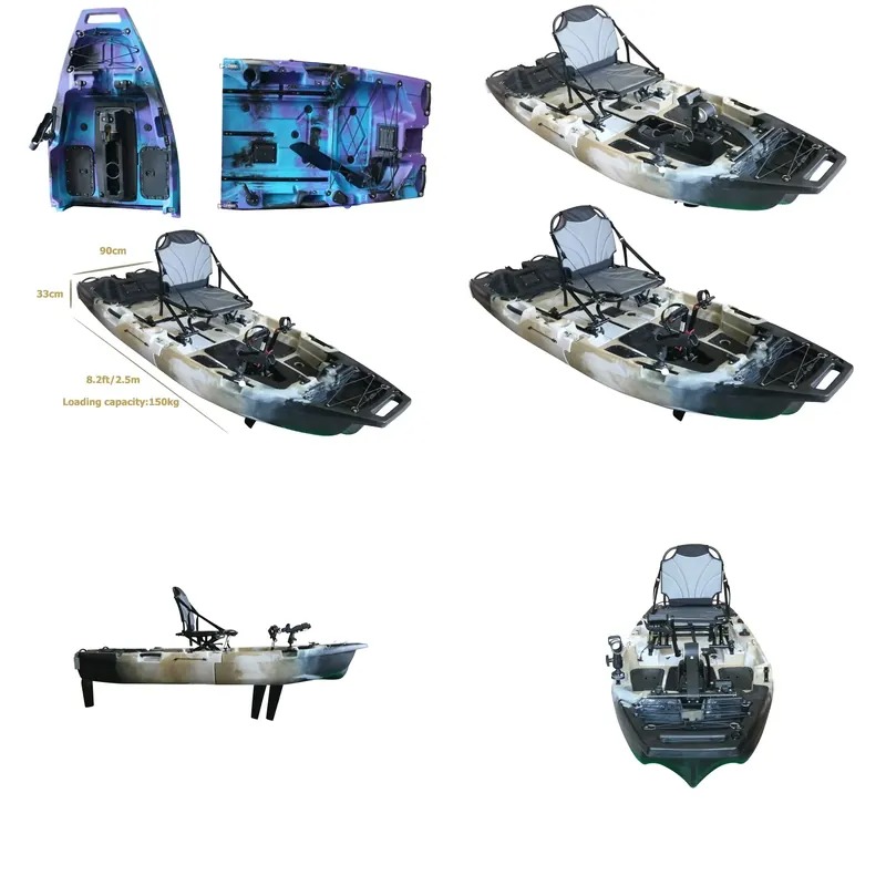 Fishing Kayak Pedal Drive - قارب كاياك بطول 8 أقدام بمقعد