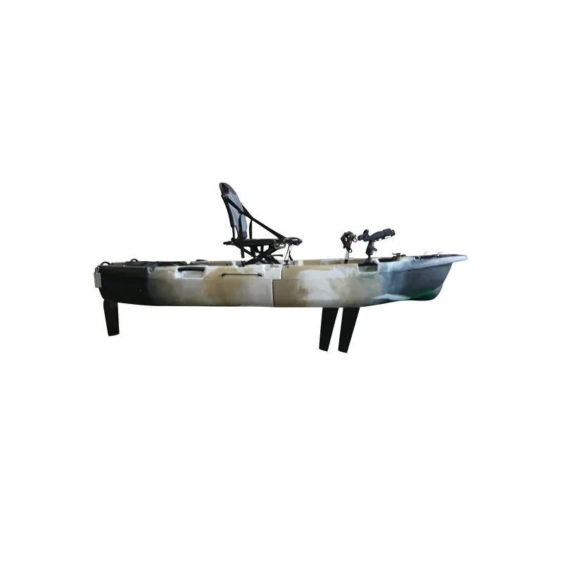 قارب كاياك بطول 8 أقدام بمقعد  - مراجعة Fishing Kayak Pedal Drive وسعره