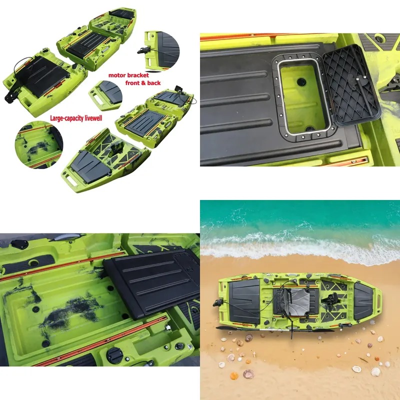 قارب كاياك بطول 10 أقدام مع مر - مراجعة Fishing Kayak Pedal Drive وسعره
