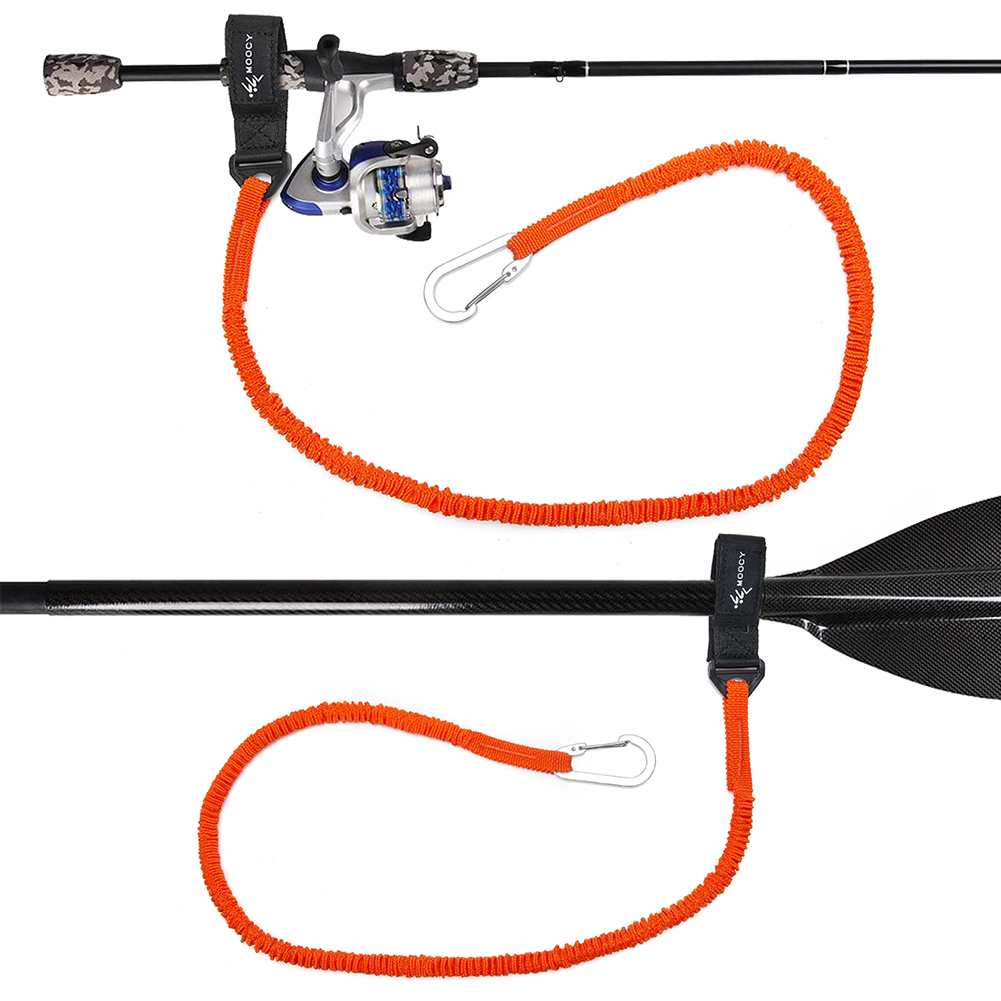 4 قطع حبل تثبيت لعصا الصيد قاب - مراجعة Fishing Kayak Paddle Leash وسعره