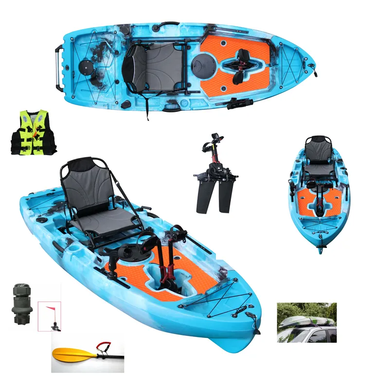 كاياك فيكينج أوشن للشخص الواحد - مراجعة Fishing Kayak Pedal Drive وسعره